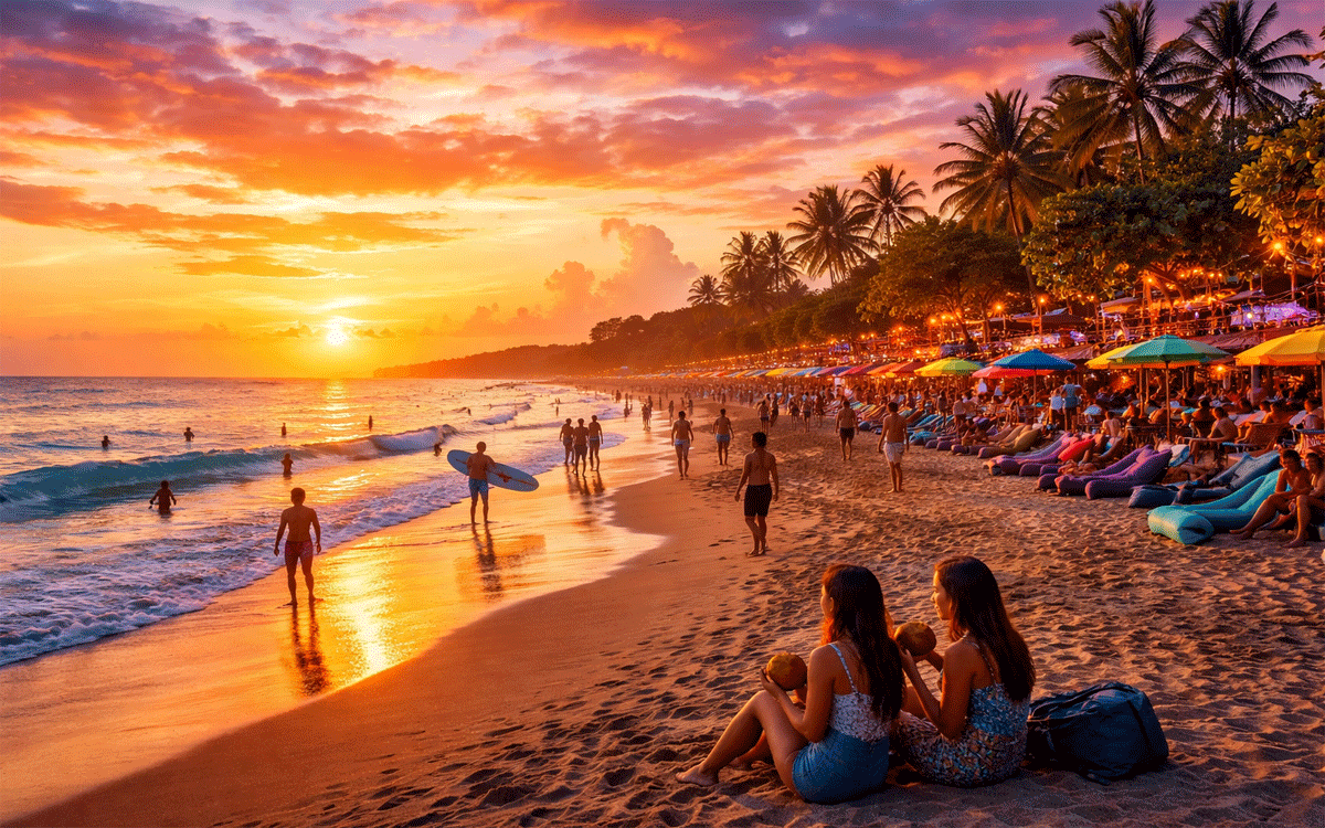 Capturing Every Second at Seminyak Beach