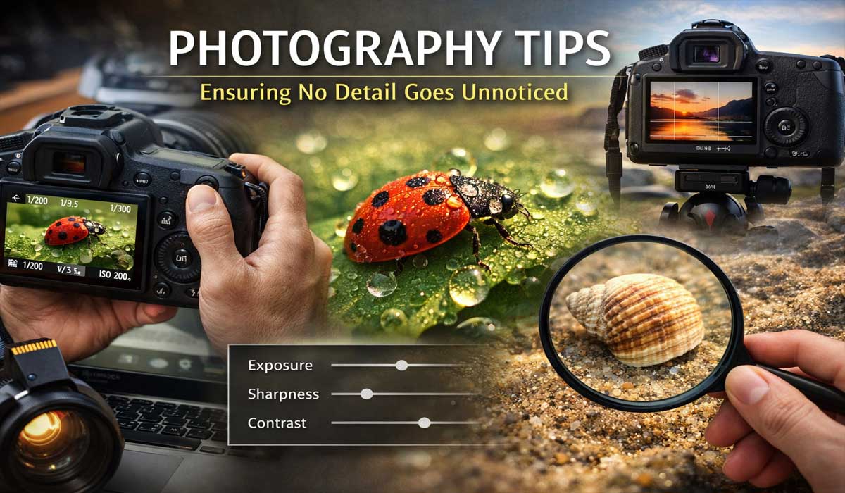 Photography Tips: Ensuring No Detail Goes Unnoticed